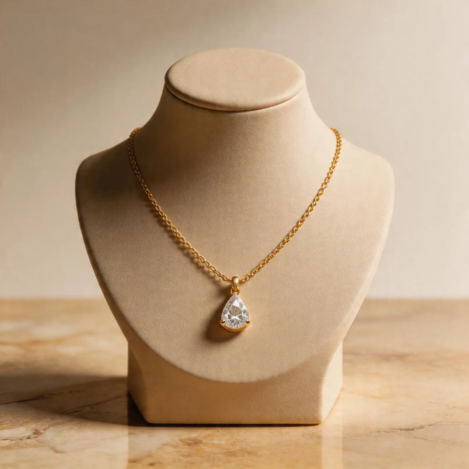 Emerald Pendant Necklace after